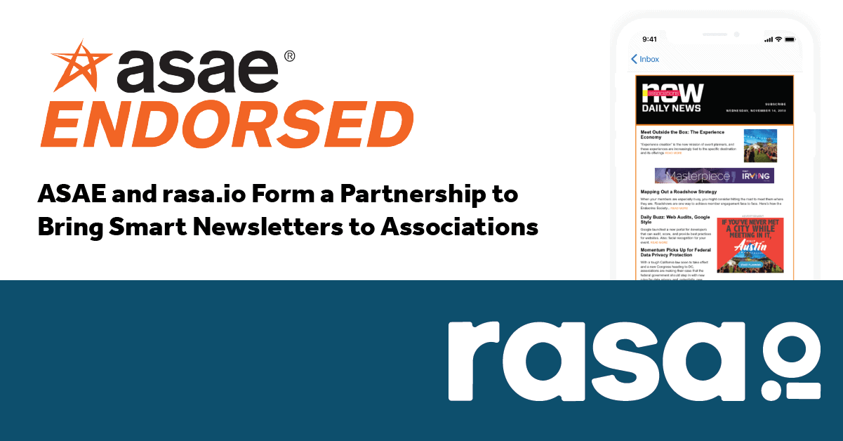 rasa.io and asae partnership