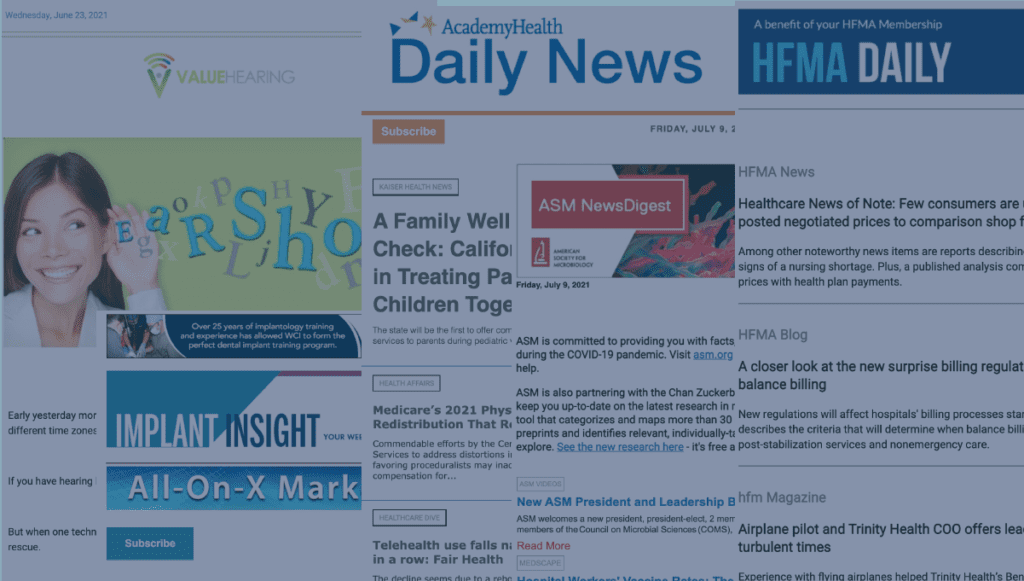 Health, Science, Medicine - rasa.io newsletter customers