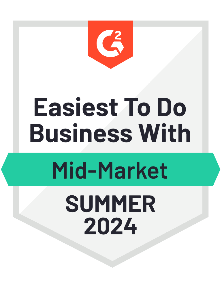 G2 Badge - Easiest To Do Business With Fall 2023