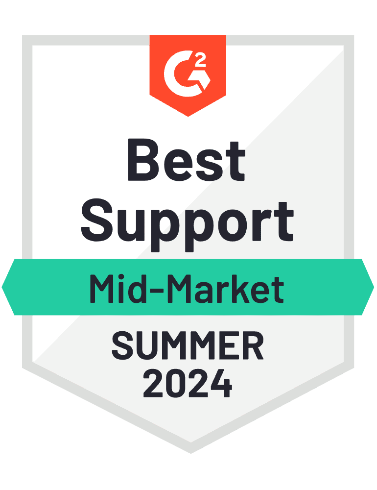 G2 Badge - Best Support Fall 2023